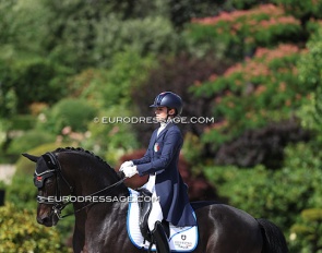 Beatrice Arturi and Destiny OLD at the 2025 European Under 25 Championships :: Photo © Astrid Appels