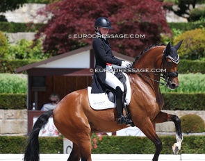 Ida Kristine Bjørn and Hussmann's Jackson at the 2025 European Under 25 Championships :: Photo © Astrid Appels