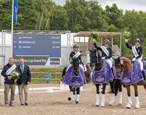 Team Germany wins the 2025 CDIO Falsterbo and FEI Nations Cup series for 2025 :: Photo © Ki!m Lundin