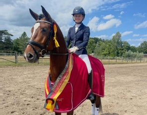 Phoebe Peters on Eugene Reesink's Trakehner Kanté at the 2025 Trakehner Championships in Münster