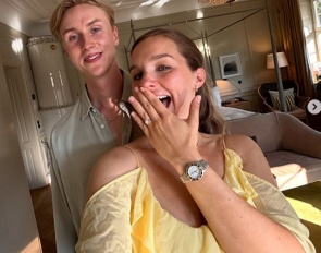 Nina Rademaeker and Calle Lundgren got engaged and are expecting