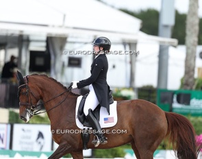Ella Fruchterman and Hannah Montana at the 2025 CDIO-U25 Wellington :: Photo © Astrid Appels
