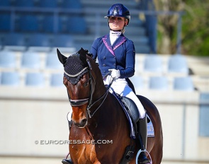 Jette de Jong and Indini at the 2025 CDI Aachen Festival 4 Dressage :: Photo © Astrid Appels