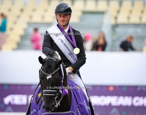 Justin Verboomen and Zonik Plus write history for Belgium as they win Grand Prix Special gold at the 2025 European Championships :: Photo © Astrid Appels