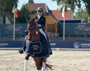 Dorothee Schneider and Vainqueur make it a double win at the 2025 CDI Görlitz :: Photos © RSV Rosenhof