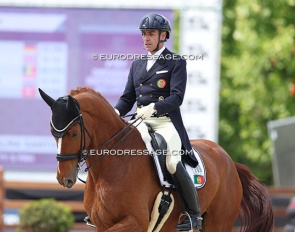 Nuno Palma e Santos and Fortunity S at the 2025 CDIO Lier :: Photo © Astrid Appels