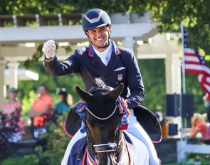 Christian Simonson and Indian Rock win the 2025 U.S. Grand Prix Championships :: Photo © US Equestrian