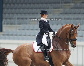 Yuko Kitai and Chupa Chup AS at the 2018 CDI Aachen Dressage Days :: Photo © Astrid Appels