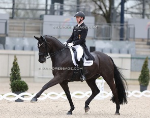 Sönke Rothenberger and Matchball OLD at the 2024 CDI Aachen Festival 4 Dressage :: Photo © Astrid Appels 