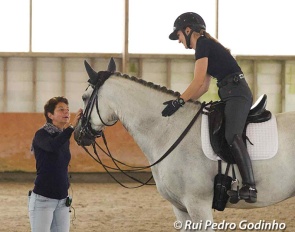 Monica Theodorescu with Magali Hoetzel on Minuto DR at the clinic in Beloura :: Photos © Rui Pedro Godinho