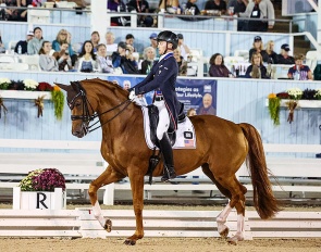 Benjamin Ebeling and Bellena at the 2025 Dressage at Devon CDI-W :: Photo © Sue Stickle