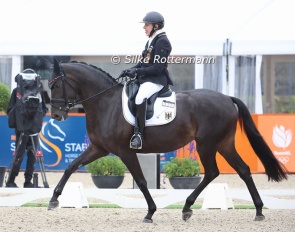 Heidemarie Dresing and Poesie win triple gold in Graded II at the 2025 European Para Dressage Championships :: Photo © Silke Rottermann