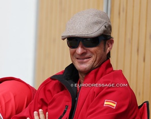 Jose Daniel Martin Dockx at the 2025 World Young Horse Championships in 