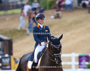 Robin Heiden and Gasmonkey at the 2022 European Young Riders Championships :: Photo © Astrid Appels
