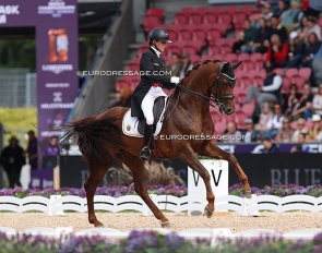 Larissa Pauluis and First Step Valentin at the 2022 World Championships in Herning :: Photo © Astrid Appels