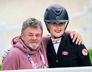 Clive Milkins and Athlete of the Year Roberta Sheffield :: Photo © Job Stroud