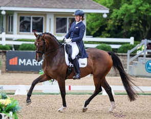 Lauren Sprieser and C Cadeau at the 2025 U.S. Small Tour Championships :: Photo © Sue Stickle