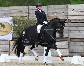 Georgina Kraft and TI Daily Challenge at the 2022 CDI Sint-Truiden :: Photo © Astrid Appels