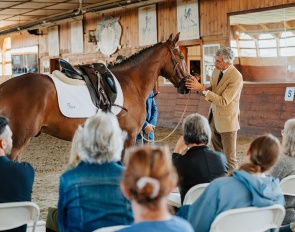 Joao Pedro Rodrigues teaching the principles of classical dressage during "Harmony in Motion" on 27 - 28 September 2025