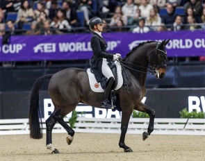 Jessica von Bredow-Werndl (GER) and Diallo BB win the 2025 CDI-W Stuttgart :: Photo © Stefan Lafrentz