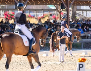 Carl Hester delivered a two-day masterclass presented by Entrigue and sponsored by Lisa Seger Insurance at Galway Downs in California