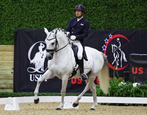 Jorge Arauz and London do Vouga at the 2025 USDF Dressage Finals :: Photo © Sue Stickle