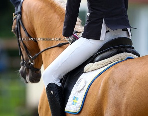 Swedish pony rider competing at the CDIO-P Hagen :: Photo © Astrid Appels