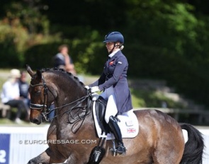 Louise Bell and Into the Blue at the 2019 CDIO Compiegne :: Photo © Astrid Appels
