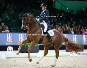 Norja Carrascosa and Sir Hubert B at the 2025 CDI-W 's Hertogenbosch :: Photo © Astrid Appels