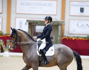 Zoe Kuintjes in her last show on Cupido at the 2025 CDI Kronenberg Indoor :: Photo © Astrid Appels