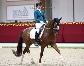 Esmae NIessen and Strandgaards Do It My Way at the 2025 CDI Kronenberg Indoor :: Photo © Astrid Appels