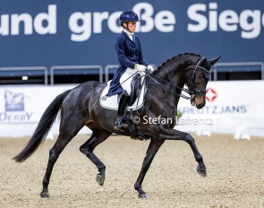Helen Langehanenberg and Straight Horse Ascenzione at the 2023 CDN Oldenburg, one of the last shows the mare did after which a two-year break followed :: Photo © Stefan Lafrentz