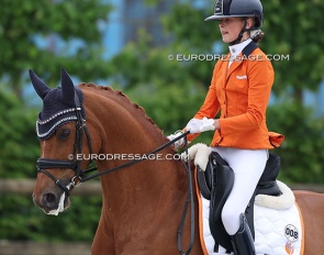 Bo Leijten and Gentle van Wittenstein at the 2025 CDIO Lier :: Photo © Astrid Appels