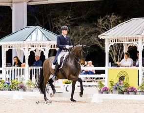 Wandres and Verrenberg competing at the 2026 CDI West Palm Beach at the Jim Brandon :: Photo © Joanna Jodko