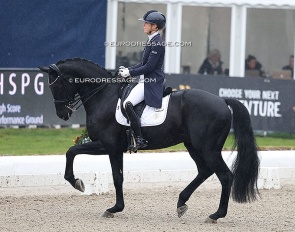 Kirsten Brouwer and Just Romance at the 2025 CDI Hagen :: Photo © Astrid Appels