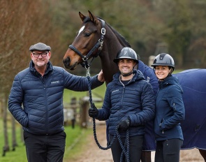 Martin Price with Jezz and Lucy Palmer at Anmore Dressage