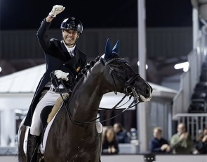 Pablo Gomez Molina and Servus Ymas win the 2026 CDI Wellington Kur :: Photos © Lily Forado
