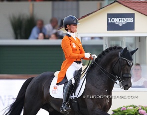 Adelinde Cornelissen and Governor at the 2021 European Championships in Hagen :: Photo © Astrid Appels