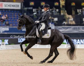 Timo Kemmerer and FBW Dantes Zazou at the 2024 CDI Stuttgart :: Photo © Stefan Lafrantz