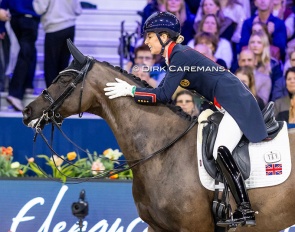 Charlotte Dujardin and Alive and Kicking at the 2026 CDI-W Amsterdam : Photos © Dirk Caremans