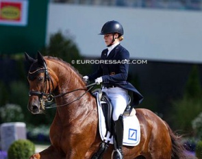 Jil Marielle Becks and Damon's Satelite at the 2021 CDI Aachen :: Photo © Astrid Appels