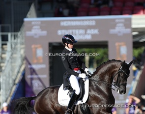 Carina Cassoe Kruth and Heiline's Danciera at the 2022 World Championships :: Photo © Astrid Appels