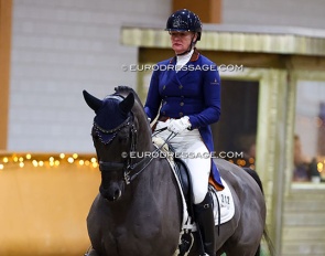Karen Nijvelt and Elysias at the 2023 CDI Kronenberg Indoor :: Photo © Astrid Appels