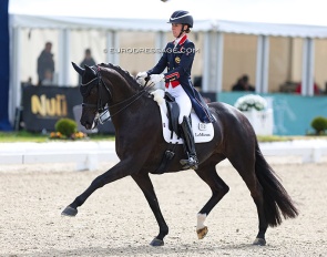 Charlotte Dujardin and Alive and Kicking at the 2024 CDI Hagen :: Photo © Astrid Appels
