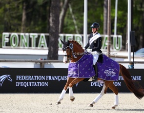 German team rider Benjamin Werndl on Quick Decision at the 2026 CDIO Fontainebleau :: Photo © Astrid Appels
