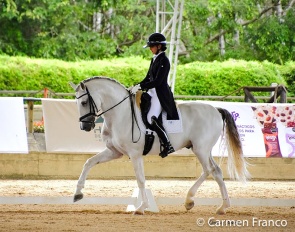  Gabriela Arango Azcarate and Mambo won the Inter I Kur at the 2026 CDI Medellin :: Photo © Carmen Franco