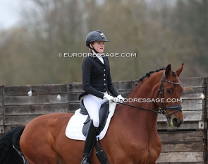 Matilde Malmberg on AC's Pik Midaz at the 2023 CDI Sint-Truiden :: Photo © Astrid Appels