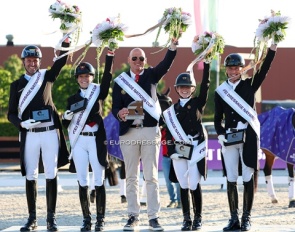 Belgium won the FEI Nations Cup in Lier  in 2025 :: Photo © Astrid Appels