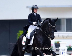 Bianca Schütz and Le Grand Ayden HB at the 2026 Aachen Dressage Days :: Photo © Digishots