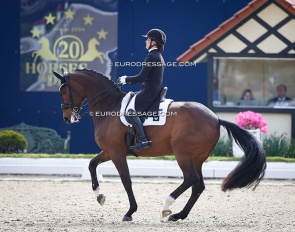 Cathrine Dufour and Mount St. John Freestyle at the 2026 CDI Hagen :: Photo © Astrid Appels